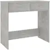Image de Vidaxl bureau en contreplaqué gris béton 80x40x75 Cm