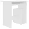Image de Vidaxl Bureau Contreplaqué Blanc 80x45x74 Cm