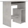 Image de Vidaxl bureau en contreplaqué gris béton 80x45x74 Cm