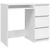 Image de Vidaxl bureau contreplaqué blanc 90x45x76 Cm