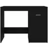 Image de VidaXL Bureau en aggloméré 100x50x76cm Noir