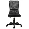 Image de VidaXL Chaise de bureau en maille noire