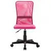 Image de VidaXL Chaise de bureau en maille rose
