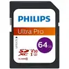 Image de Carte SD Philips FM64SD65B 64GB SDXC UHS-I U3 V30 Class 10 Noir