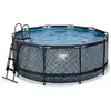 Image de Piscine avec pompe filtrante enfant Exit Toys Stone 360 x 122 cm TU