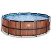 Image de Piscine avec pompe filtrante enfant Exit Toys Wood 450 x 122 cm TU