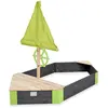 Image de Bac à sable en bois bateau Exit Toys Aksent 190 x 90 cm TU