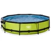 Image de Piscine avec pompe filtrante et dôme enfant Exit Toys Lime 360 x 76 cm TU