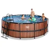 Image de Piscine avec pompe filtrante enfant Exit Toys Wood 427 x 122 cm TU