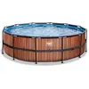 Image de Piscine avec pompe filtrante enfant Exit Toys Wood 488 x 122 cm TU