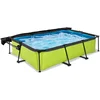 Image de Piscine avec pompe filtrante et voile d'ombrage enfant Exit Toys Lime 300 x 200 x 65 cm TU