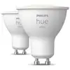 Image de Spot d éclairage intelligent Philips Hue White GU10 Bluetooth Zigbee x2 blanc dimmable