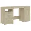 Image de VidaXL Bureau en aggloméré 140x50x76 cm Chêne Sonoma