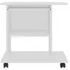 Image de VidaXL Table d'ordinateur en aggloméré 80x50x75cm Blanc
