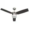 Image de VidaXL Ventilateur de Plafond avec Lumière et Contrôle 41W Marron Foncé