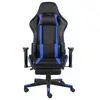 Image de VidaXL Power Gaming Chair avec repose-pieds inclinable bleu