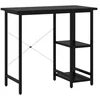 Image de VidaXL Bureau d'ordinateur MDF 80x40x72cm Noir