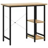 Image de VidaXL Bureau d'ordinateur MDF 80x40x72cm Noir/Chêne