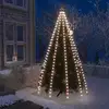 Image de VidaXL Filet Lumineux pour Sapin de Noël 250 LED Blanc Froid 250cm