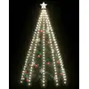 Image de VidaXL Filet lumineux pour sapin de Noël 300 LED Blanc froid 300 cm