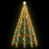 Image de Filet lumineux pour sapin de Noël vidaXL avec 300 LED, couleurs assorties, 300 cm