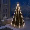 Image de VidaXL Filet lumineux pour sapin de Noël 400 LED Blanc froid 400 cm