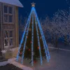 Image de vidaXL Arbre lumineux avec 500 LED bleues 500 cm Intérieur/Extérieur