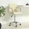 Image de Chaise de bureau VidaXL 334669 Creme avec levage gaz