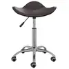 Image de Chaise de bureau VidaXL cuir synthétique marron hauteur réglable pivotante