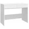 Image de VidaXL Bureau en aggloméré 101x50x76,5 cm Blanc