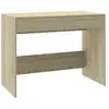 Image de VidaXL Bureau en aggloméré 101x50x76,5 cm Chêne