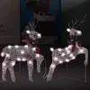 Image de Décoration de noël renne 40 Led vidaXL (x2) 42x19x64 cm