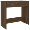 Image de Vidaxl bureau en contreplaqué chêne marron 80x40x75 Cm