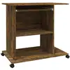 Image de Vidaxl bureau contreplaqué chêne fumé 80x50x75 Cm