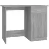Image de Vidaxl bureau contreplaqué Sonoma gris 100x50x76 Cm