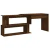 Image de Vidaxl Bureau d'angle Contreplaqué Couleur Chêne 200x50x76cm