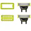 Image de Tête de rasage Philips Norelco OneBlade QP624/50 2 lames Lime Argent compatibilité étendue