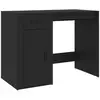 Image de Vidaxl Bureau Contreplaqué Noir 100x49x75 Cm