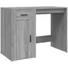 Image de Vidaxl bureau contreplaqué Sonoma gris 100x49x75 Cm