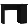 Image de Vidaxl Bureau Contreplaqué Noir 100x55x75 Cm