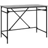 Image de Vidaxl bureau en fer contreplaqué Sonoma gris 100x50x75 Cm