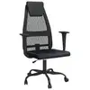Image de VidaXL Remo chaise de bureau hauteur réglable avec accoudoir noir