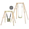 Image de Balançoire en bois évolutive Exit Toys Silvi 172x192x198 cm