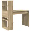 Image de Bureau modèle Nagini - 113 cm, design moderne en chêne Sonoma, 50kg max