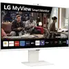 Image de Moniteur intelligent LG MyView 32SR85U-W 31,5" LED IPS UltraHD 4K Haut-parleurs réglables en hauteur USB-C Webcam