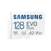 Image de Samsung EVO Plus MicroSDXC 128 Go UHS-I U3 V30 Classe 10 avec adaptateur