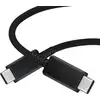 Image de Samsung EP-DX510JBE Câble USB-C vers USB-C Charge Synchronisée 5a 1,8m Noir