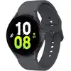 Image de Samsung Galaxy Watch5 Bluetooth GPS NFC 44mm Super AMOLED Gris Graphite M Étanche IP68 SpO2 ECG
