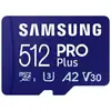 Image de Carte microSDXC Samsung MB-MD512S Pro Plus 512 Go UHS-I V30 A2 180Mo/s