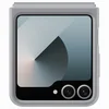 Image de Étui à rabat en cuir écologique vegan gris pour Samsung Galaxy Z Flip6